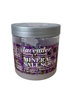 Dead Sea Collection Lavender Mineral Salt Scrub 23.28 Oz Reviving Calming New